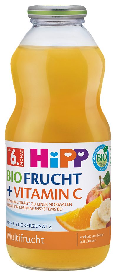 Hipp Bio-Fruchtsaft Multifrucht + Vitamin C 0,5 L EINWEG ohne Pfand