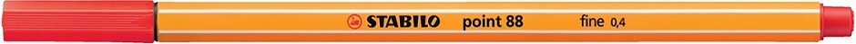 STABILO Fineliner Point 88, rot