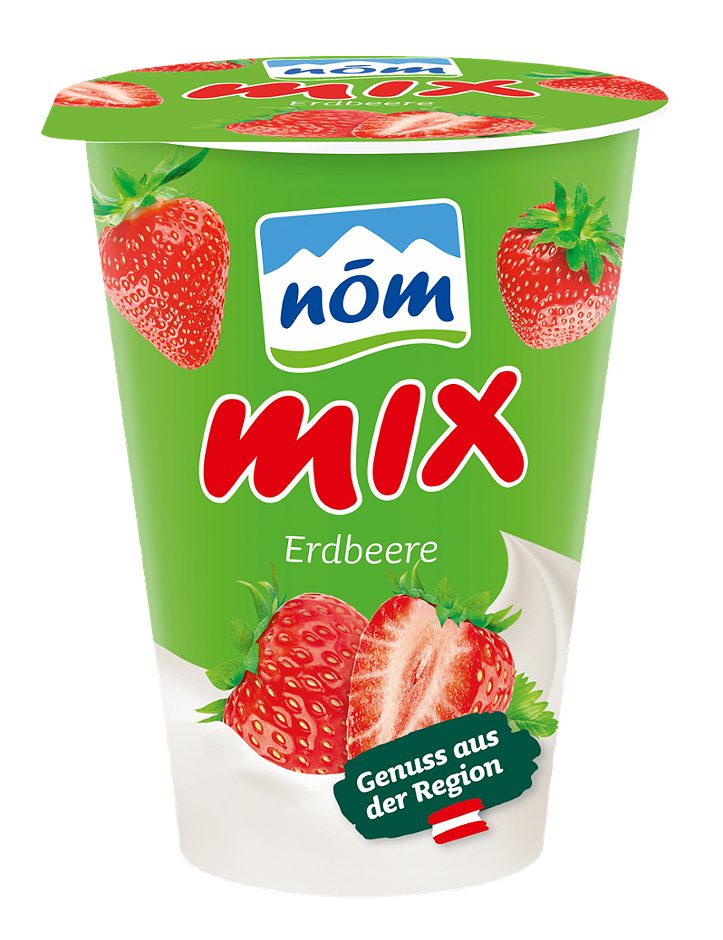 NÖM Mix Joghurt Erdbeere 180 G