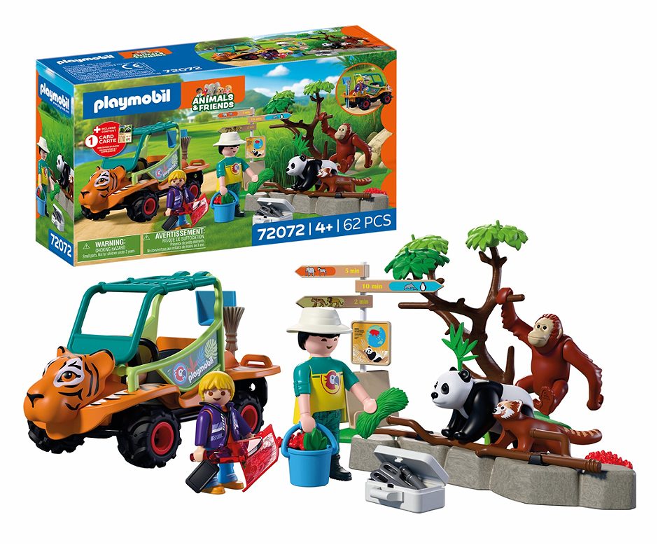 Playmobil Zoo: Tierpflegermobil 72072