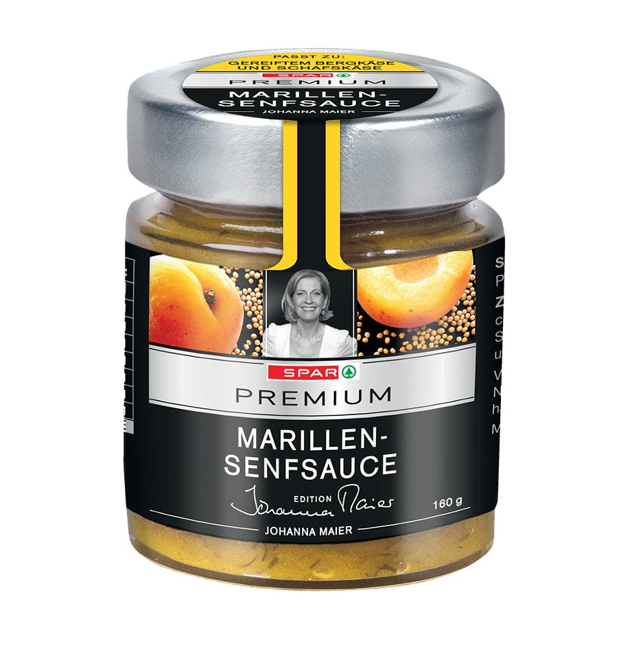 SPAR PREMIUM Edition Johanna Maier Marillen-Senfsauce 160 G
