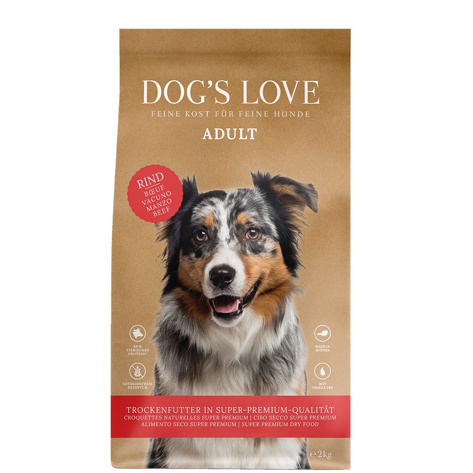 Dog's Love Hundenahrung Rind 2 KG