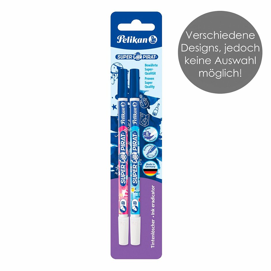 Pelikan Tintenlöscher Superpirat breit 2 Stück