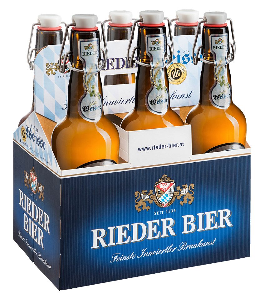 Rieder Helle Weisse 6x0,5l 3.000 ML MEHRWEG