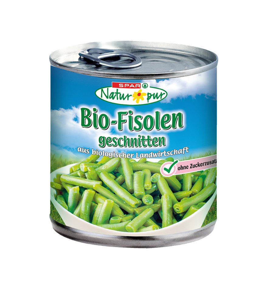 SPAR Natur*pur Bio-Fisolen geschnitten 400 G
