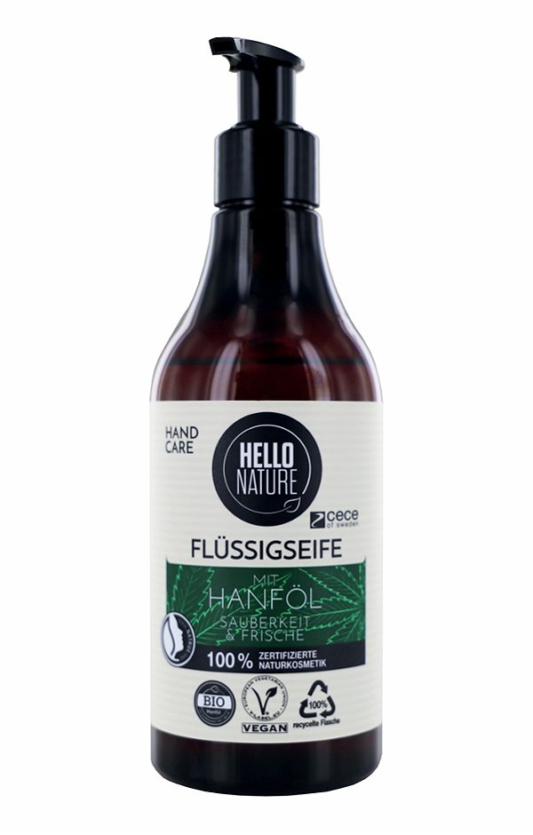 Hello Nature Flüssigseife mit Hanföl 270ml