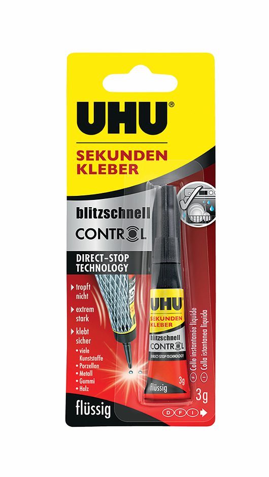 UHU Sekundenkleber blitzschnell CONTROL
