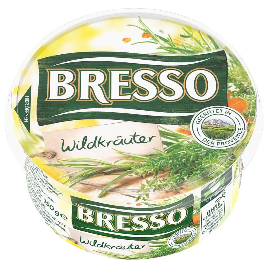 Bresso Frischkäse Wildkräuter 150 G