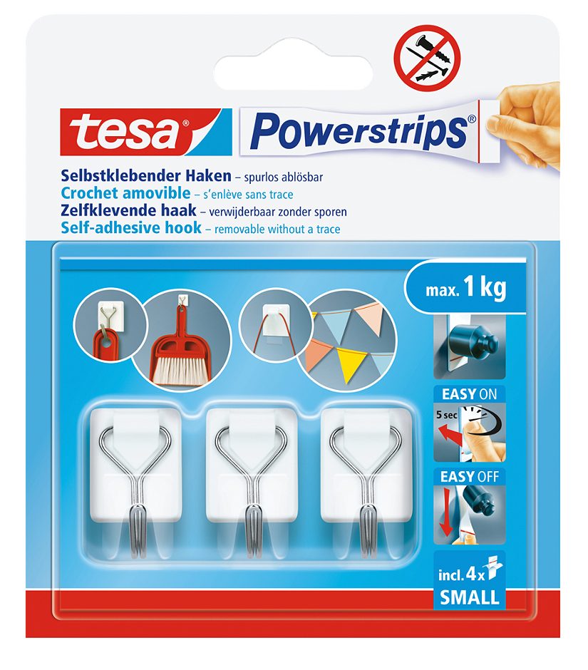 Tesa Powerstrips Selbstklebehaken 3 Stück