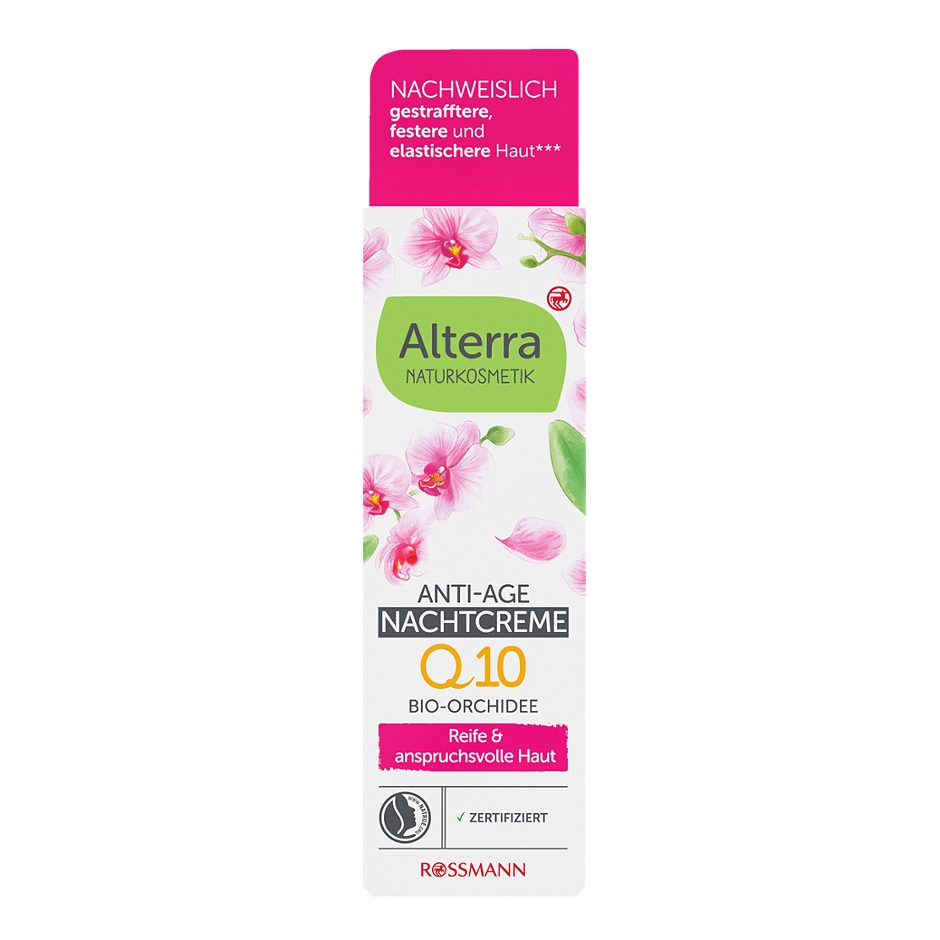 Alterra Anti-Age Nachtcreme Q10 / Bio-Orchidee 50ml