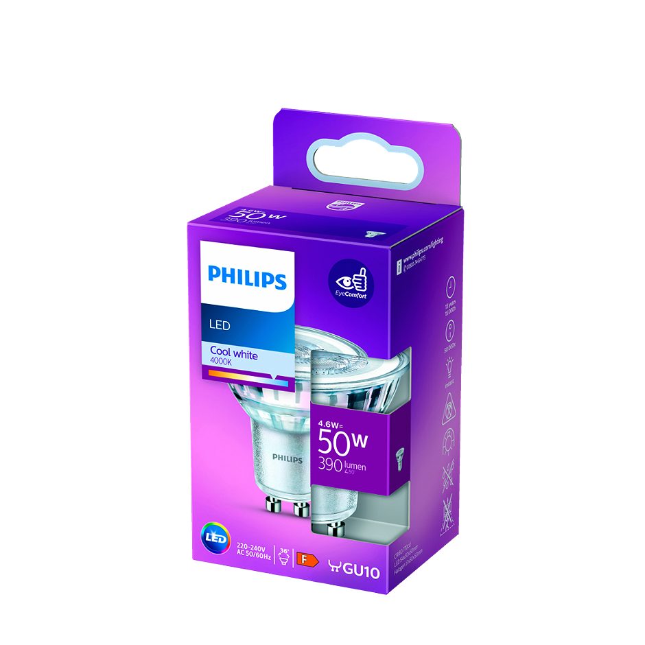 Philips LED Reflektor GU10 50W cool white