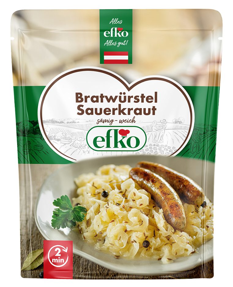 Efko Bratwürstel Sauerkraut 350 G