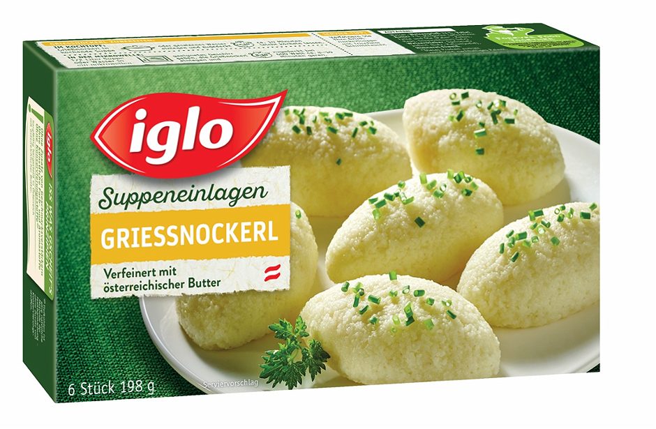Iglo Hausmannskost Grießnockerl 6 Stück 198 G