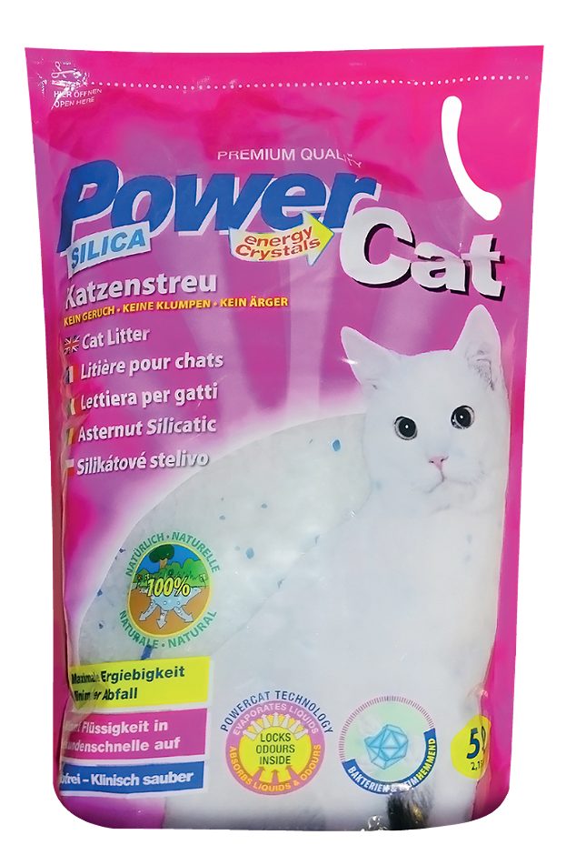 PowerCat Katzenstreu Silica 5l 5 L
