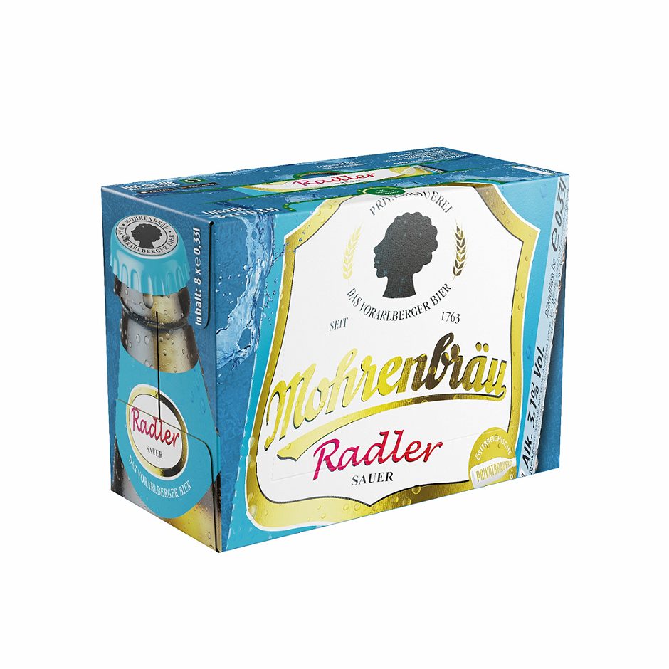 Mohrenbräu Radler Sauer 8x0,33l 2.640 ML MEHRWEG