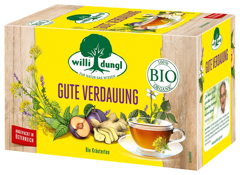 Willi Dungl Bio-Kräuterteemischung Gute Verdauung 20 Teebeutel