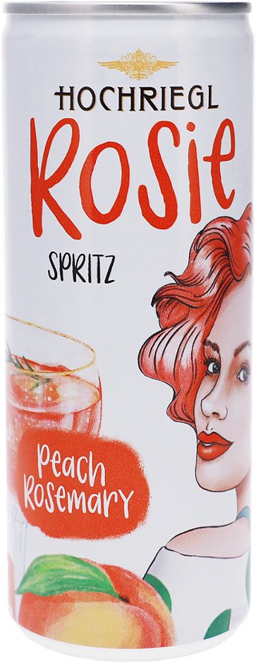 Hochriegl Spritz ROSIE Pfirsich- Rosmarin Dose 250 ML EINWEG mit Pfand