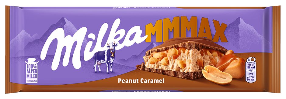 Milka Alpenmilch Schokolade Peanut Caramel 276 G