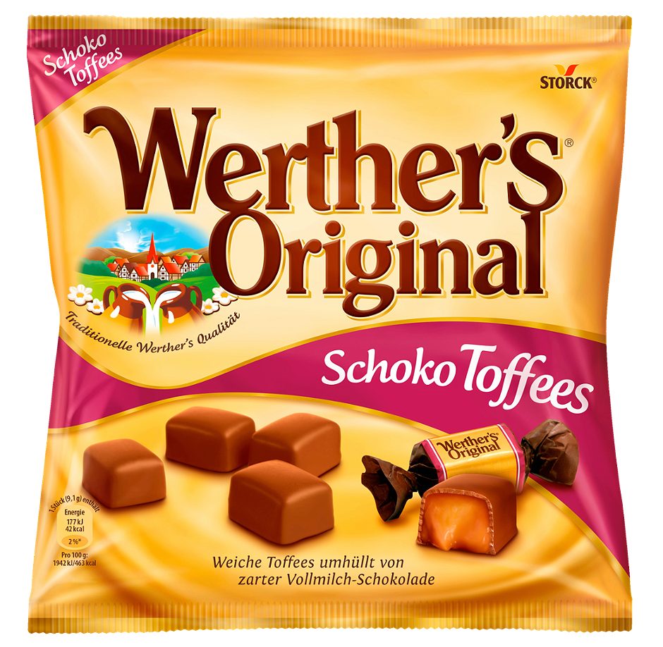 Storck Werthers Original Schoko Toffees 180 G
