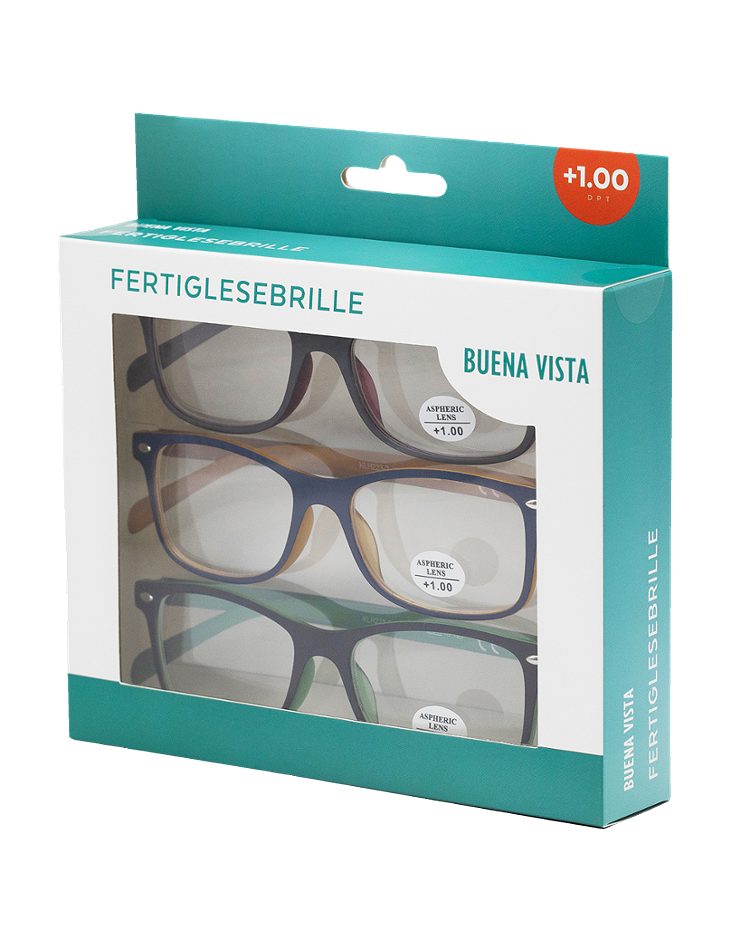 Lesehilfe 3er SET +1,0 Lesebrille Dioptrien
