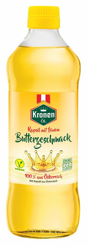Kronenoel 100% reines Rapsöl mit feinem Buttergeschmack 0,5 L