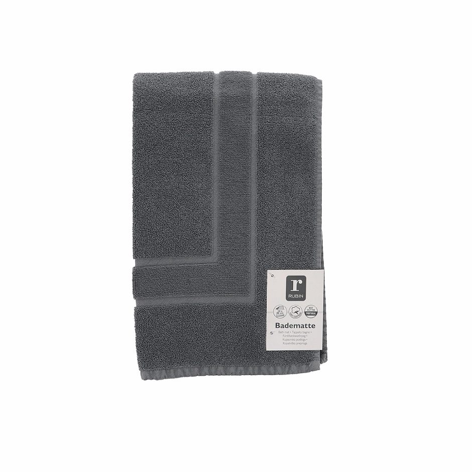 RUBIN Badematte grau 50x80cm