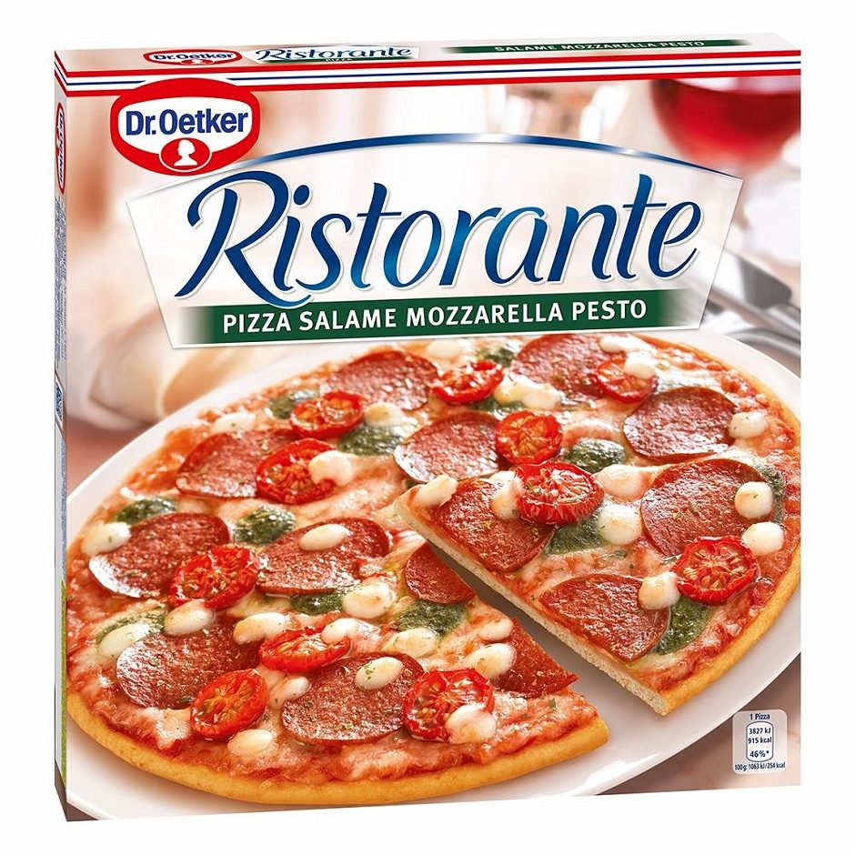 Dr. Oetker Ristorante Pizza Salami Mozzarella Pesto 360 G