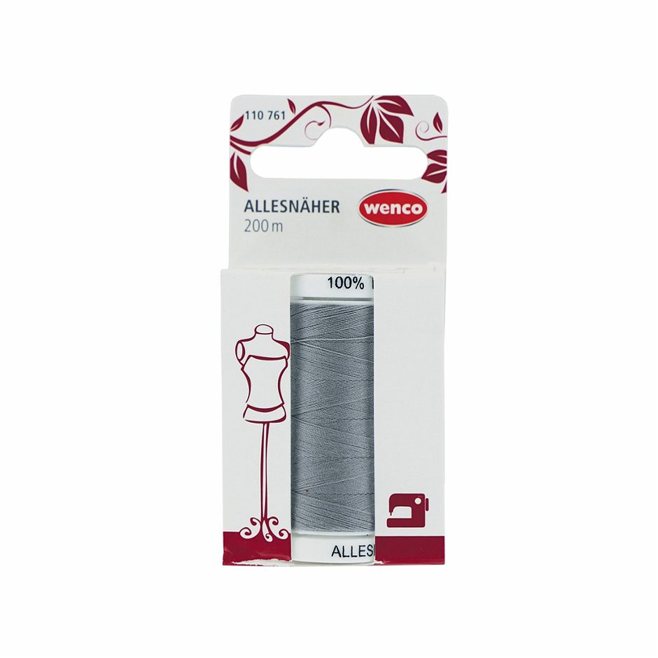 Wenco Garn Hellgrau 200 Meter