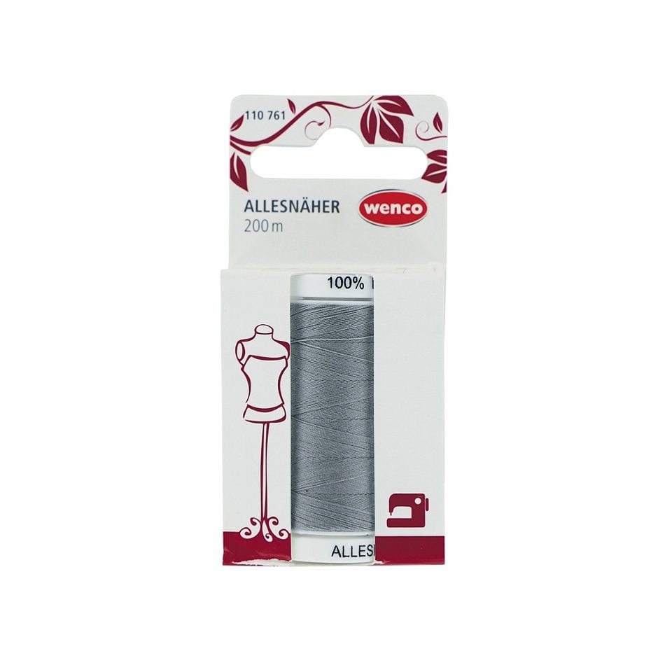 Wenco Garn Hellgrau 200 Meter