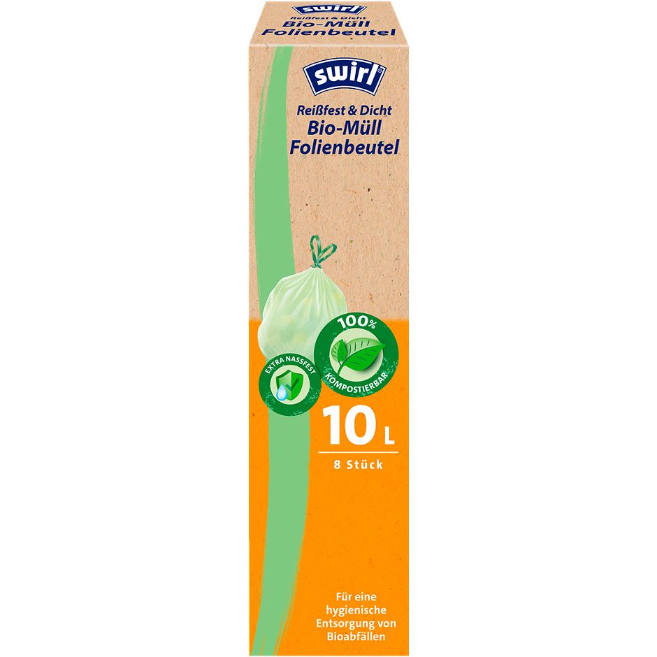 Swirl Bio-Müllbeutel 10 Liter 8 Stück