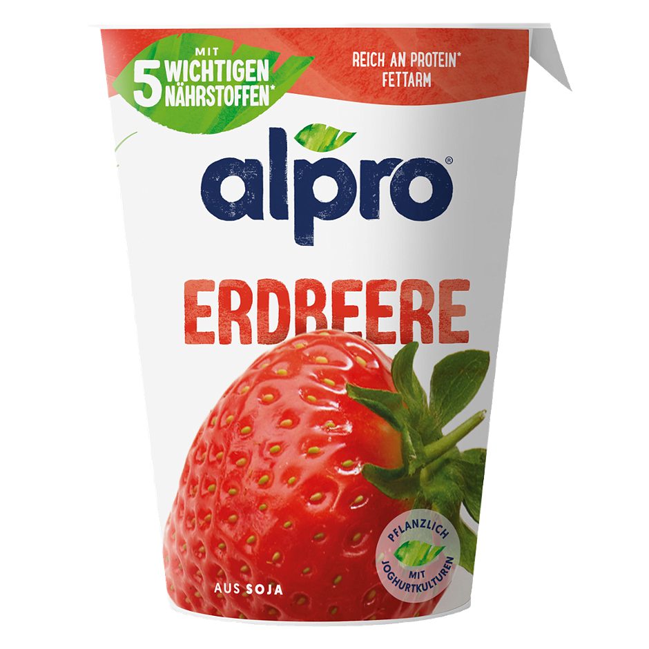 Alpro Soja Erdbeere 400 G