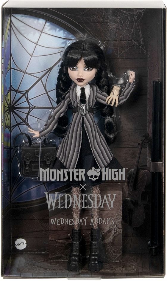 Monster High Puppe Wednesday Addams