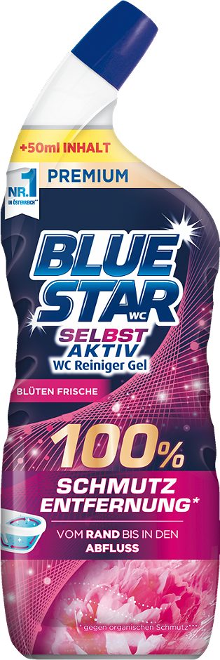Blue Star Selbst Aktiv WC-Reiniger Gel Blüten Frische 750 ml