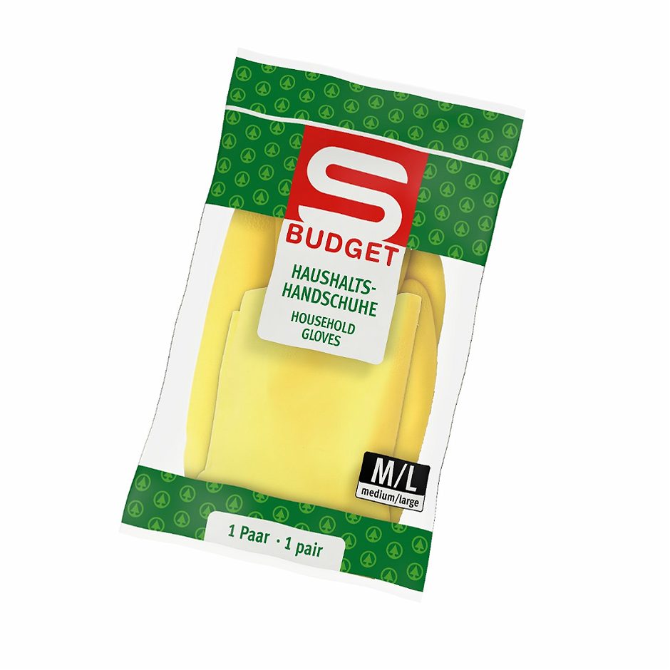 S-BUDGET Gummihandschuhe M/L