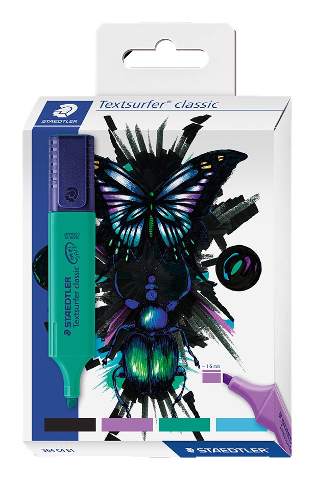 Staedtler Textmarker Textsurfer classic 4 Farben