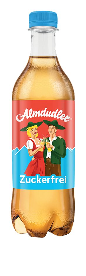 Almdudler Zuckerfrei 0,5 L EINWEG mit Pfand