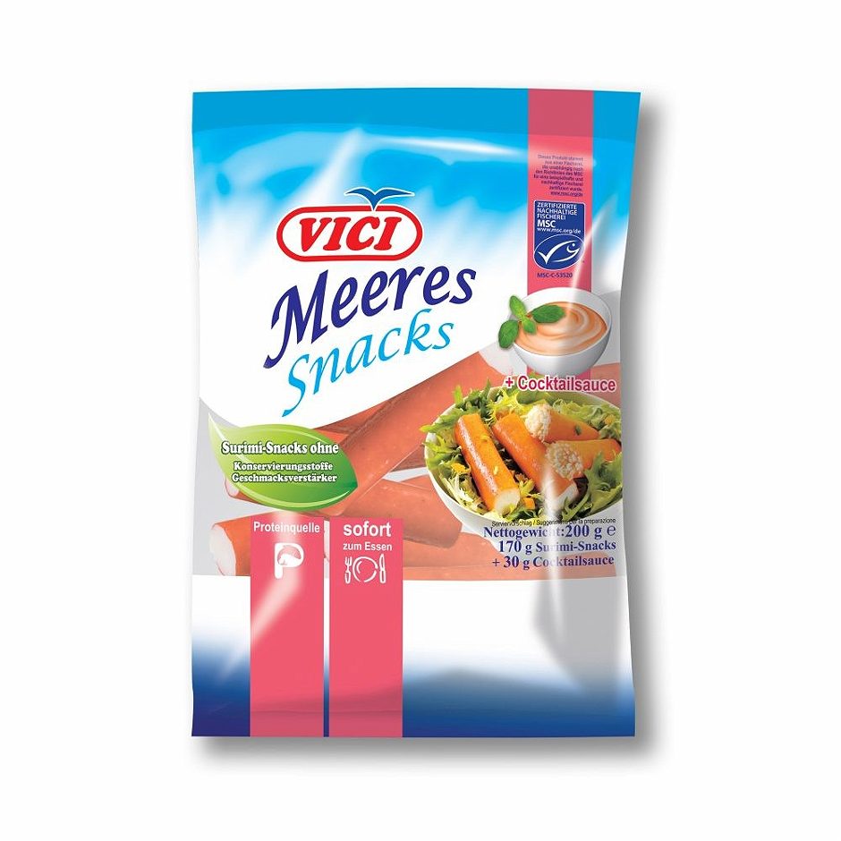 Vici Meeres Snacks mit Cocktailsauce 200 G