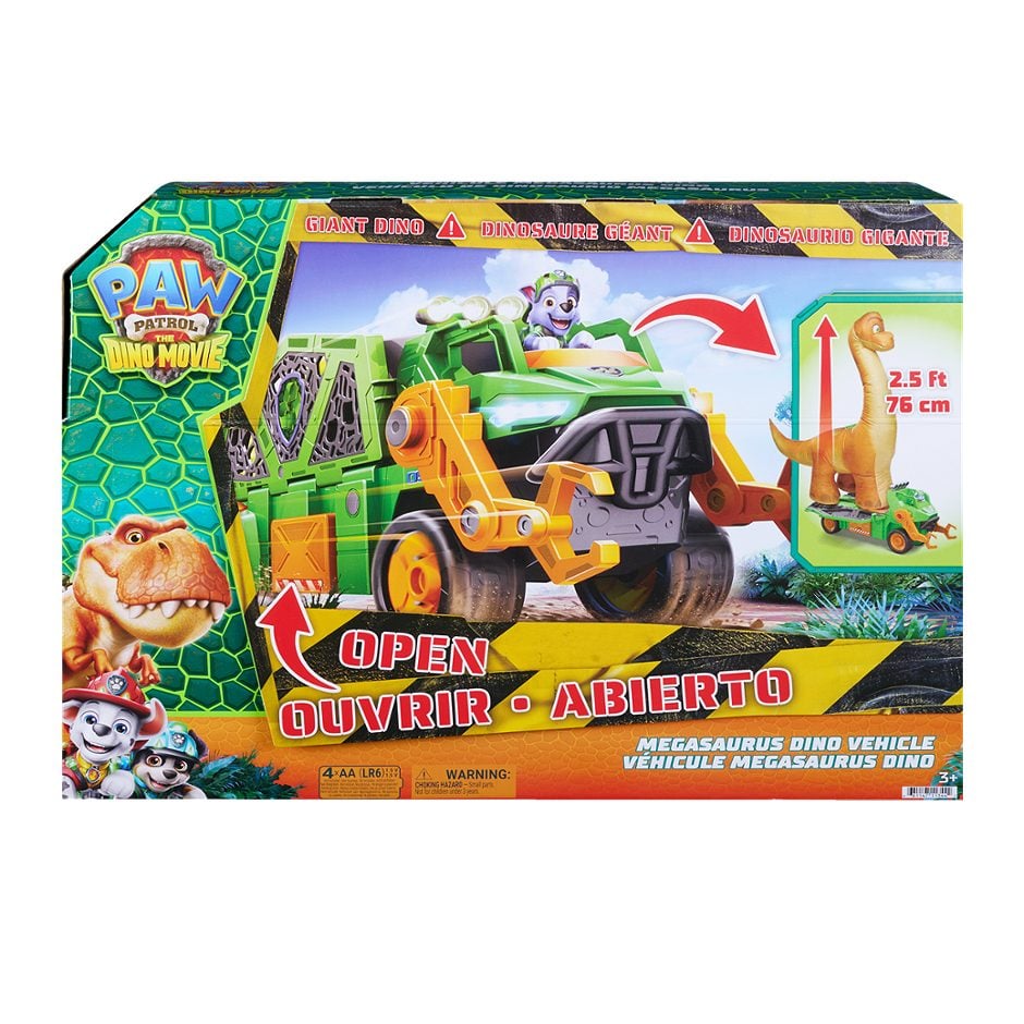 Paw Patrol Dino Movie Deluxe Megasaurus Dino Fahrzeug