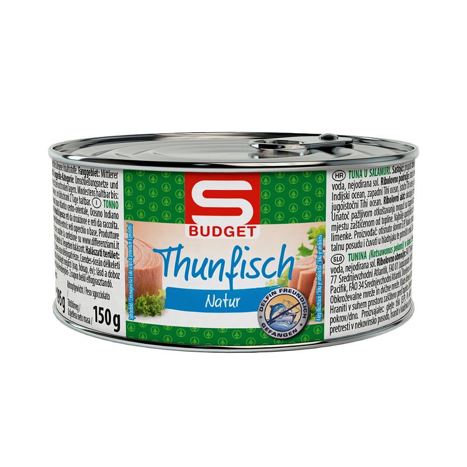 S-BUDGET MSC Thunfisch Natur 195 G
