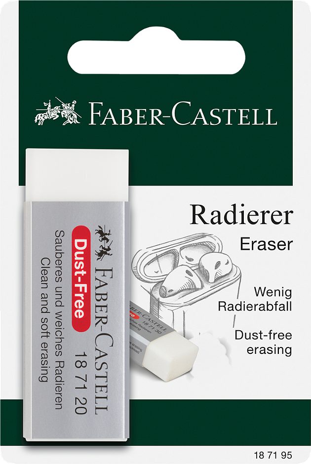 Faber Castell Radierer Dust-free weiss