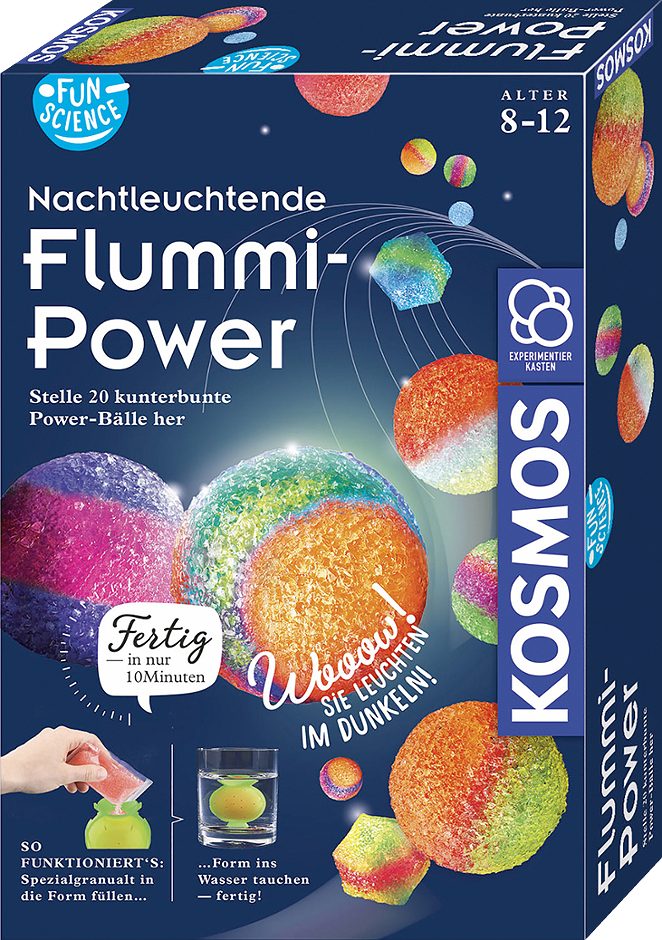 Kosmos Fun Science Nachtleuchtende Flummi-Power