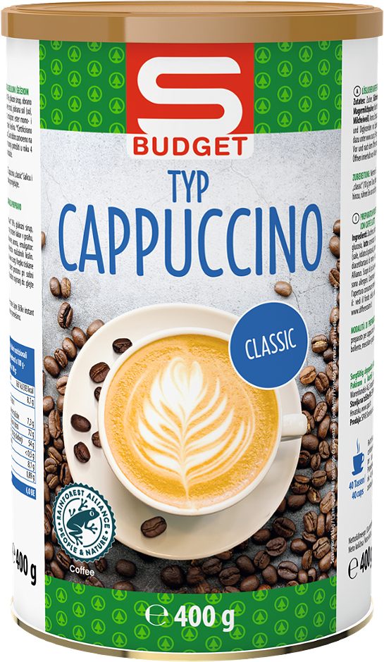 S-BUDGET Cappuccino classic 500 G
