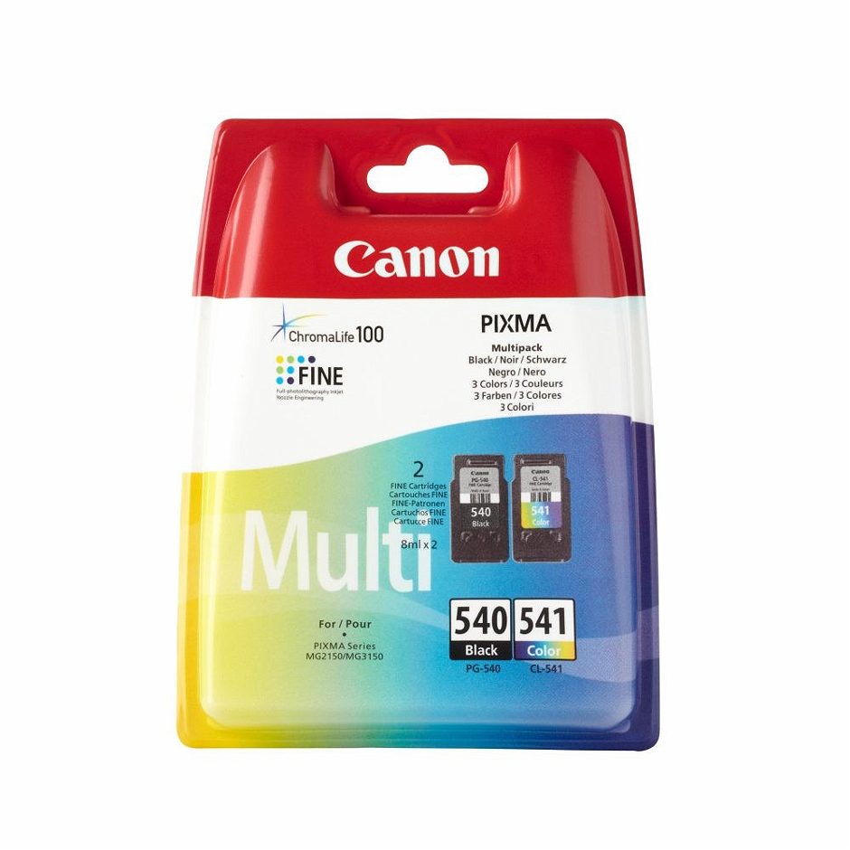 Canon Druckerpatrone 540/ 541 Multipack Schwarz & Farbe