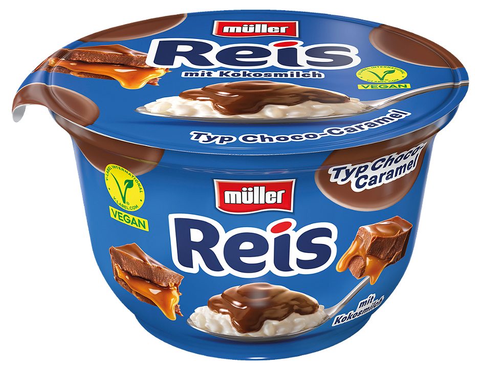 Müller Milchreis vegan Choco-Caramel 180 G
