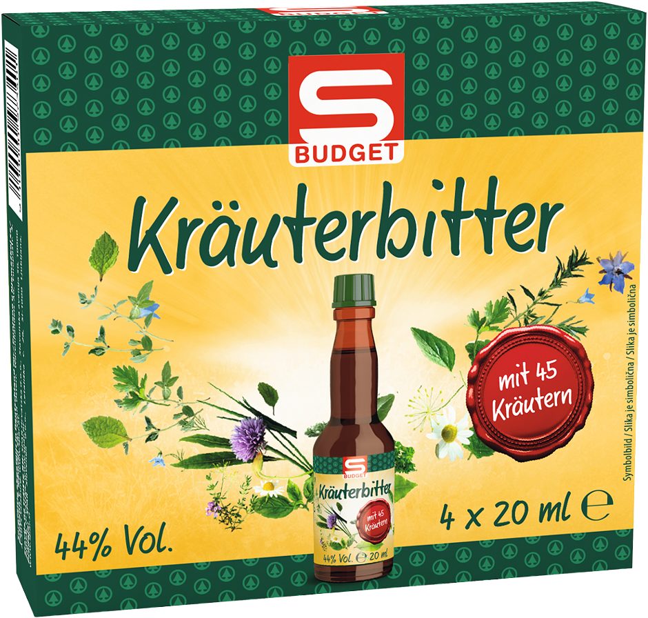 S-BUDGET Kräuterbitter 80 ML