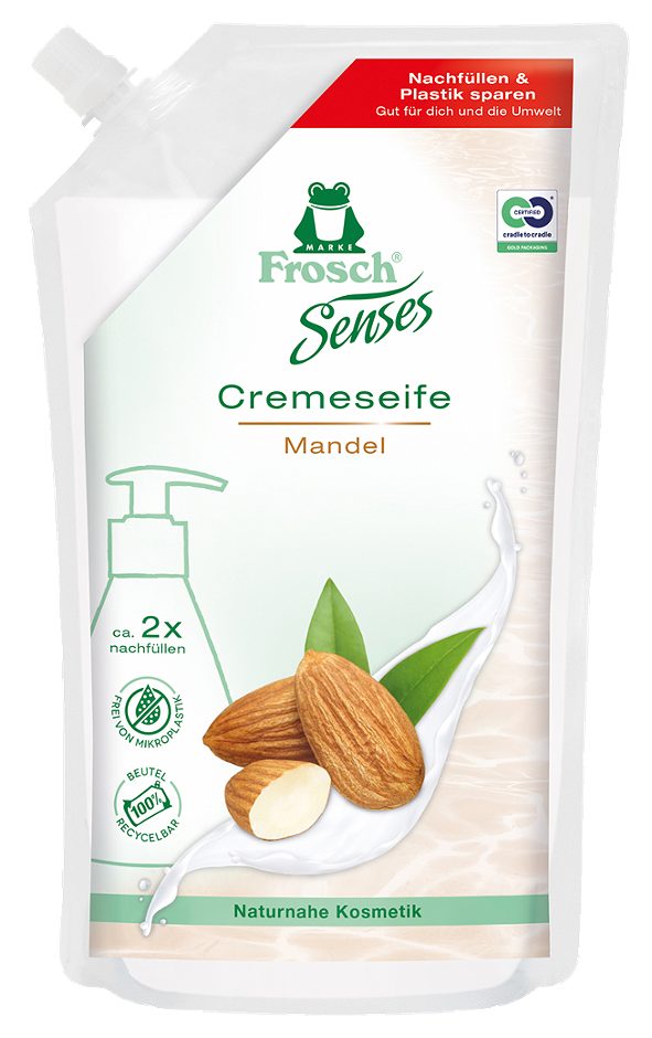 Frosch Senses Cremeseife Nachfüller Mandel 500ml