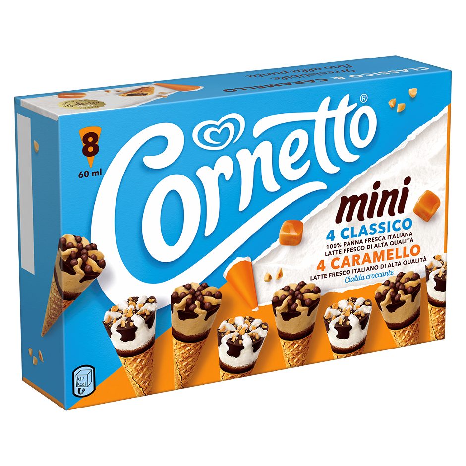 Eskimo Cornetto Mini Mix 8 Stück 480 ML