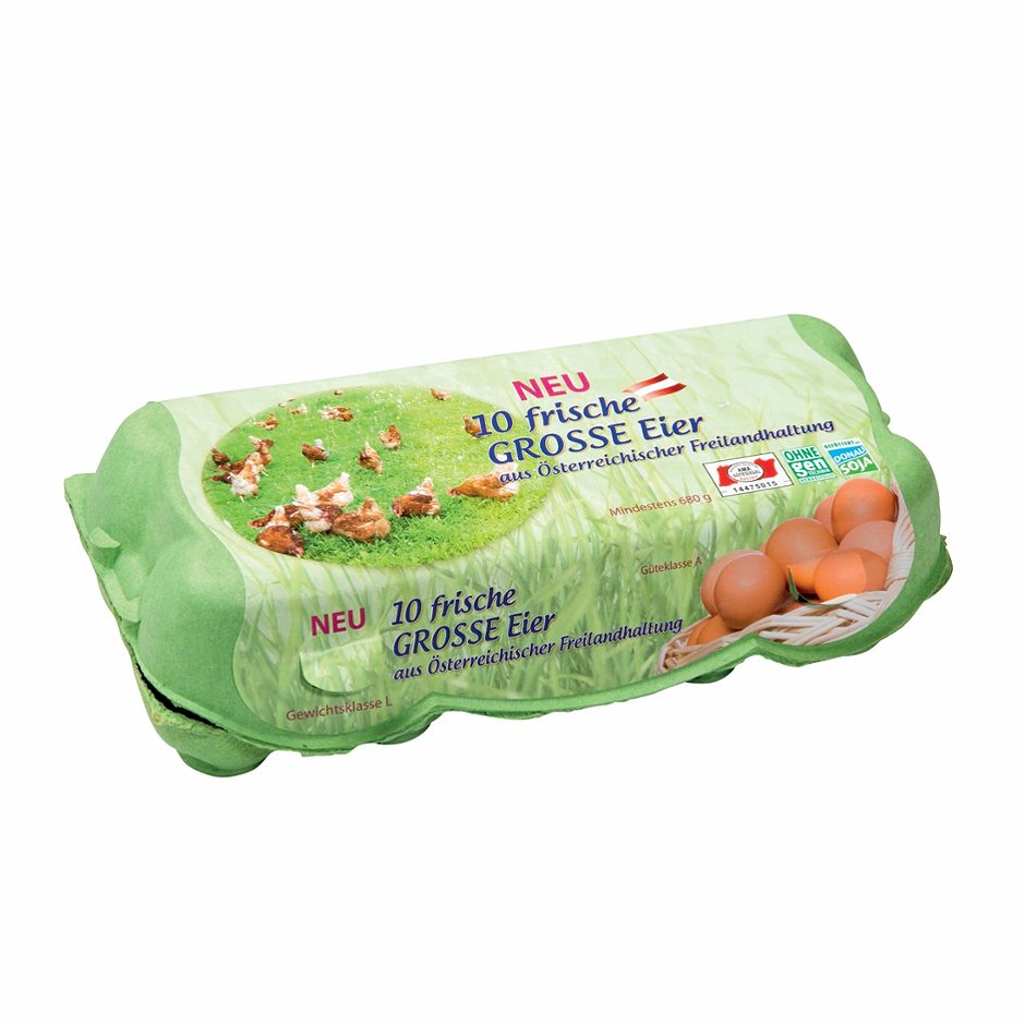 Exklusiv bei SPAR Eier aus Freilandhaltung Größe L 10 STK