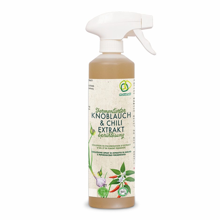 Multikraft Knoblauch&Chili Extrakt Pflanzenstärkung Sprühlösung 0,5L