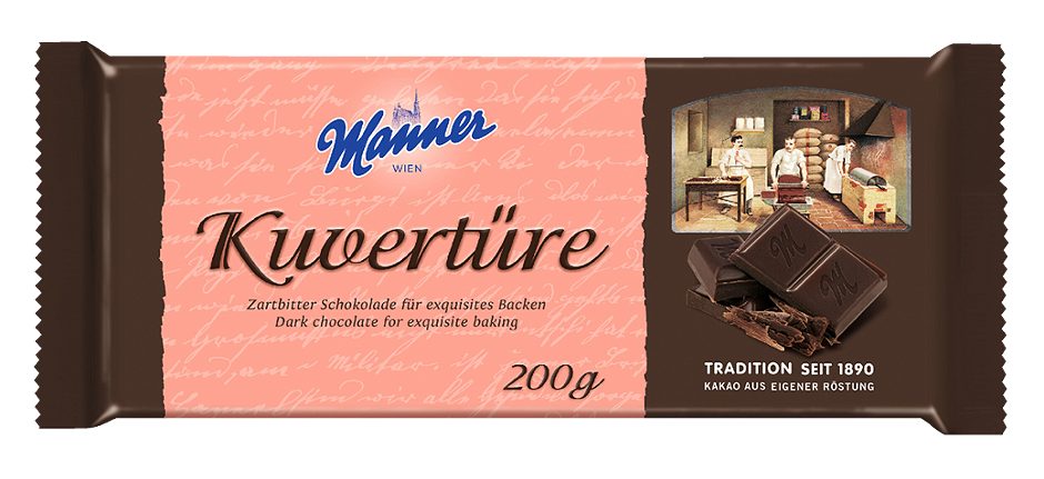 Manner Kuvertüre Zartbitter 200 G